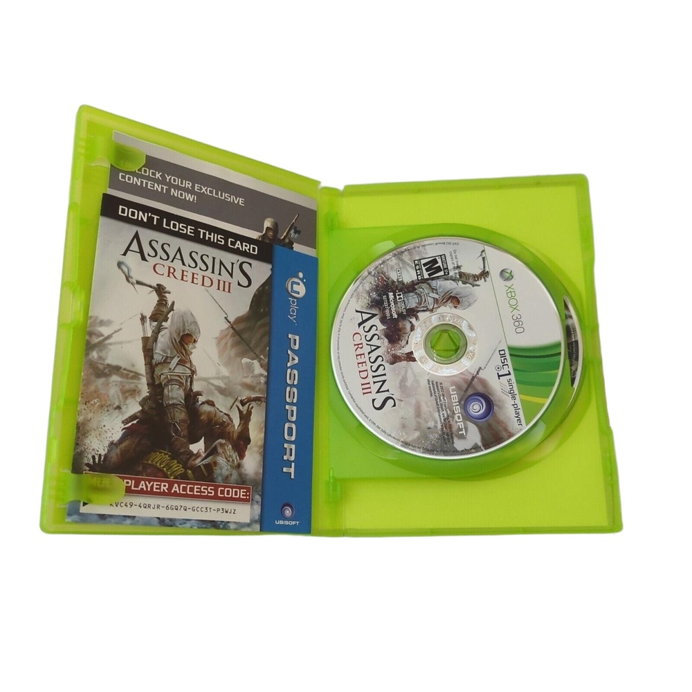MicroSoft Xbox 360 Assassin’s Creed‎ 3 Tested Complete With Manual